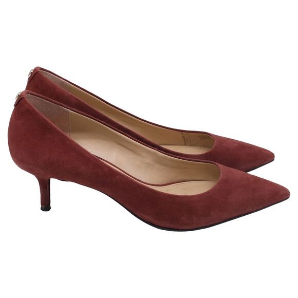 Michael Michael Kors Pointed Pumps in Red Suede
